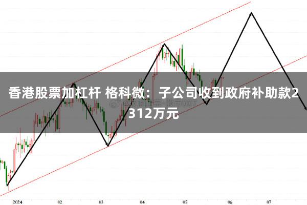 香港股票加杠杆 格科微：子公司收到政府补助款2312万元