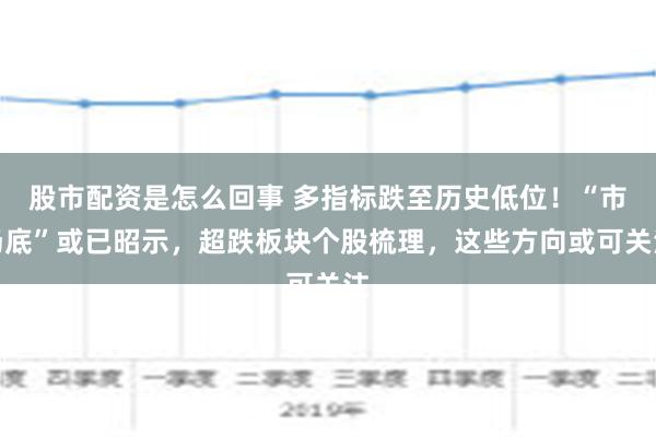 股市配资是怎么回事 多指标跌至历史低位！“市场底”或已昭示，超跌板块个股梳理，这些方向或可关注